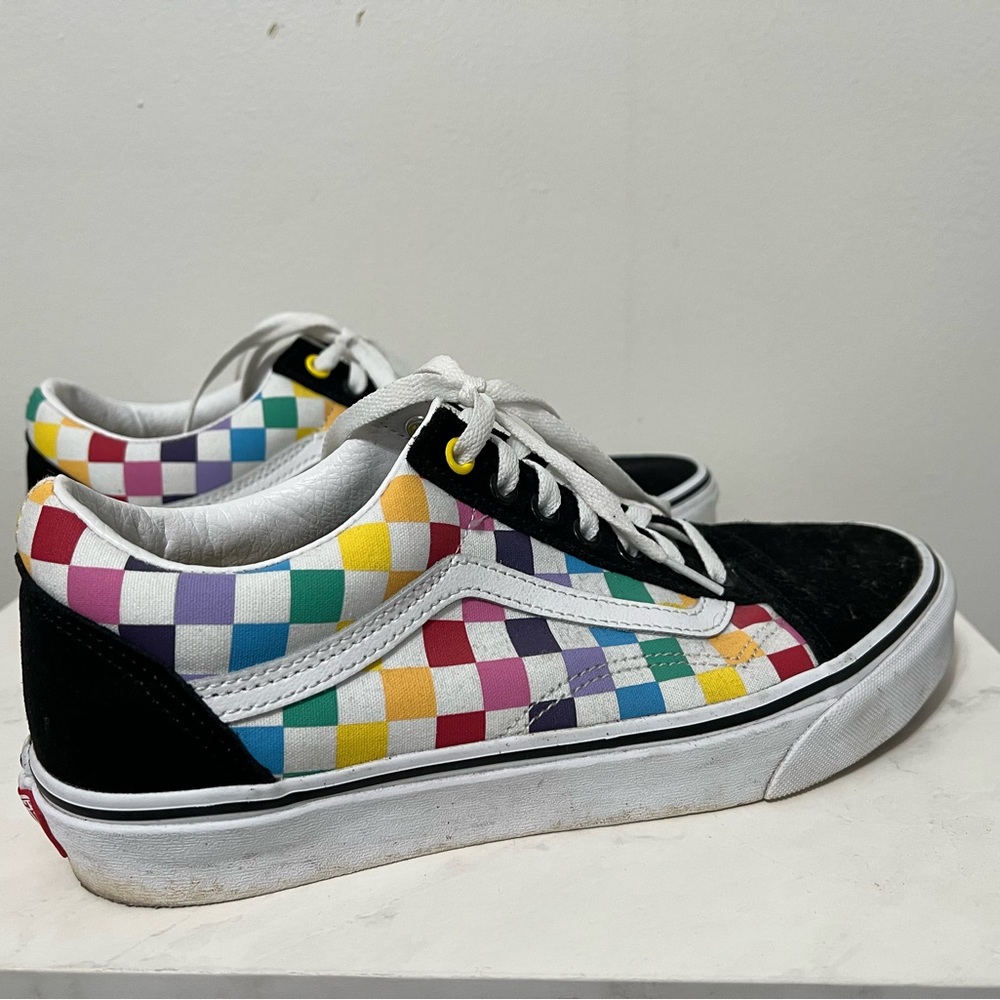 Vans - old skool rainbow checkerboard
